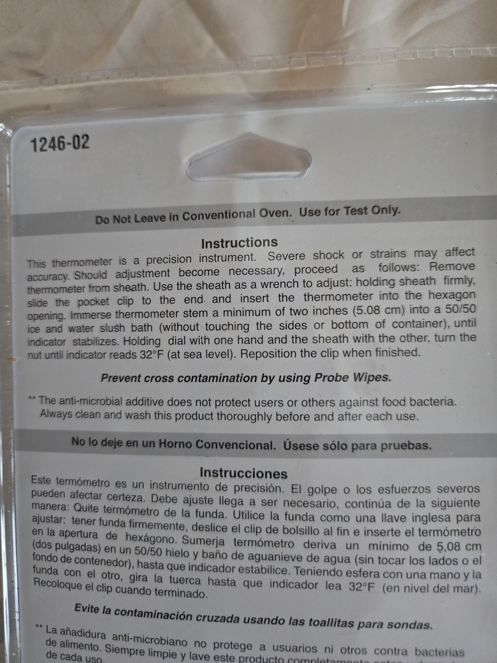 Red Instant Read Thermometer - Fast Accurate Readings - Picture 5 of 5